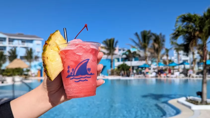 Frozen Driniks by the Pool