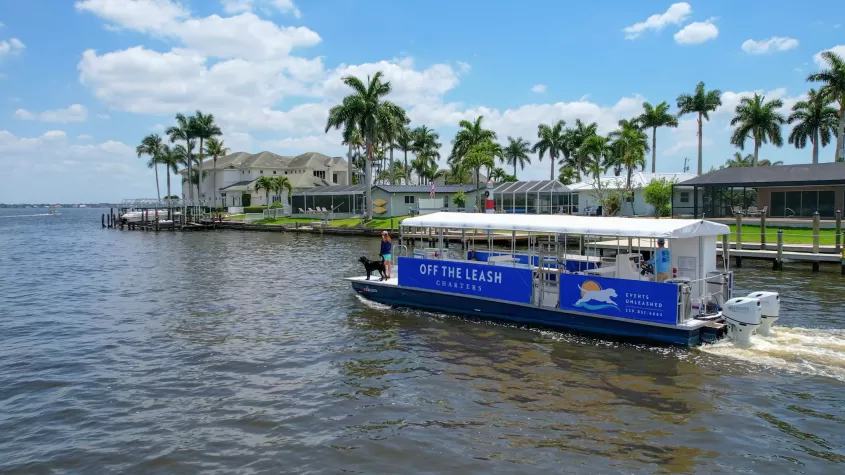 exterior of boat